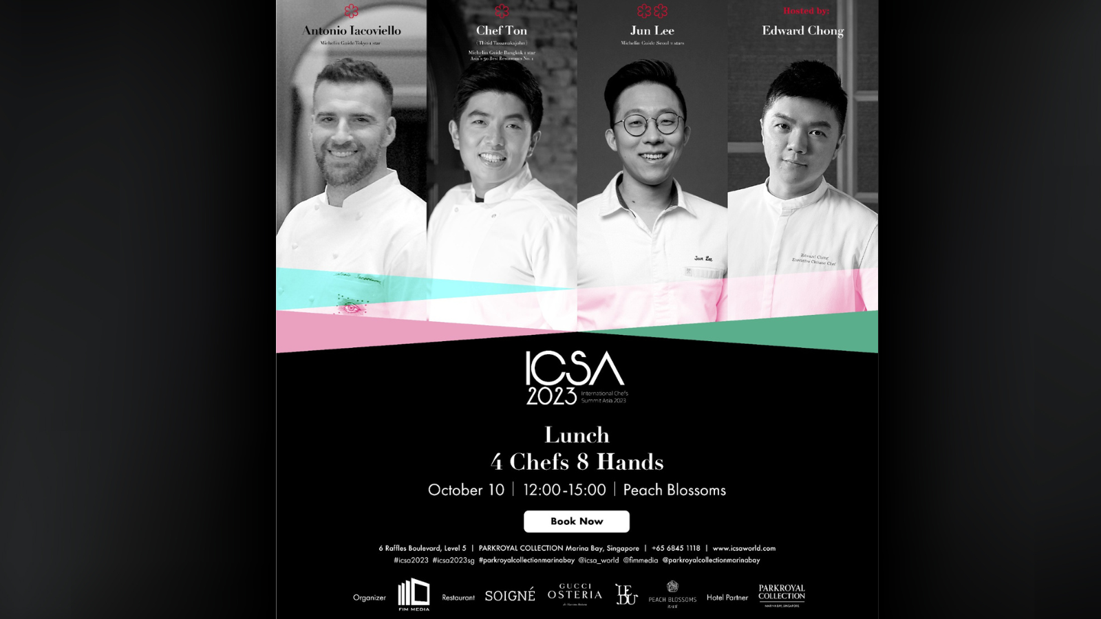 4 Chefs 8 Hands by the International Chefs Summit Asia!
